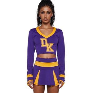 Jennifer's Body Cheerleader Costume + BONUS Pom Poms & Fake Bloody Sheets! SMALL